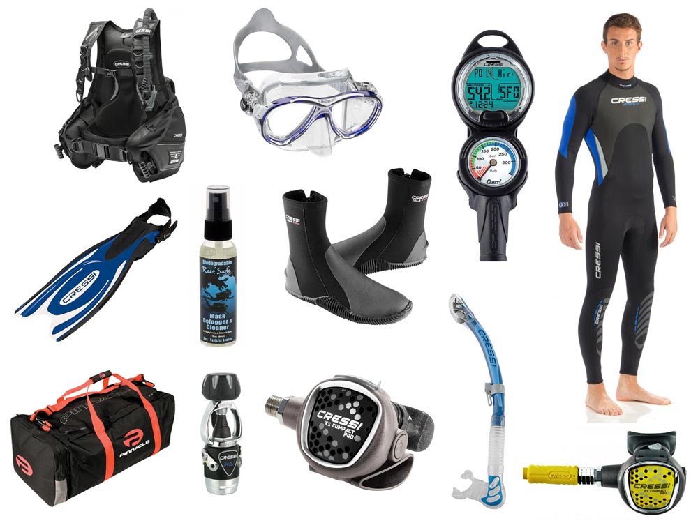 Cressi, diving equipment